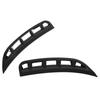 Pair Front Bumper Side Air Vent Spoiler Wind Knife Gloss Black Replacement for Mercedes Benz GLE Class 2019+