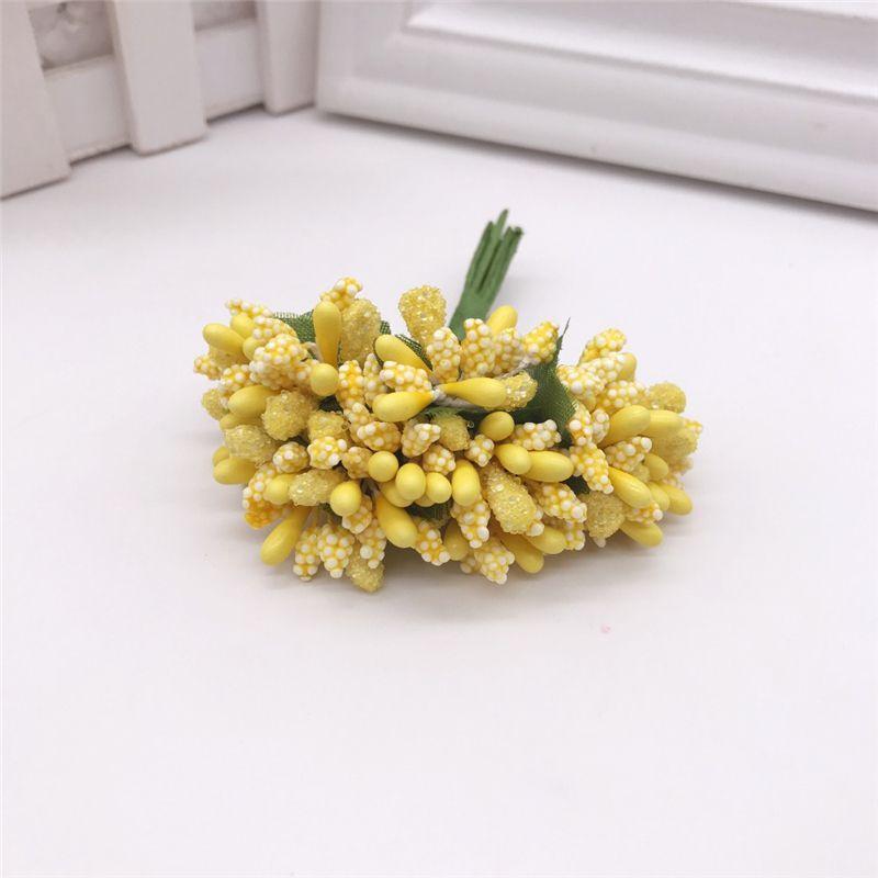 High-quality 12pcs Artificial Pearl Berry Stamen Flowers For Stunning Home Decor