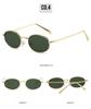 2025 Unisex Japanese-Style Metal Round Sunglasses: Retro Trendy Small Frame for Women