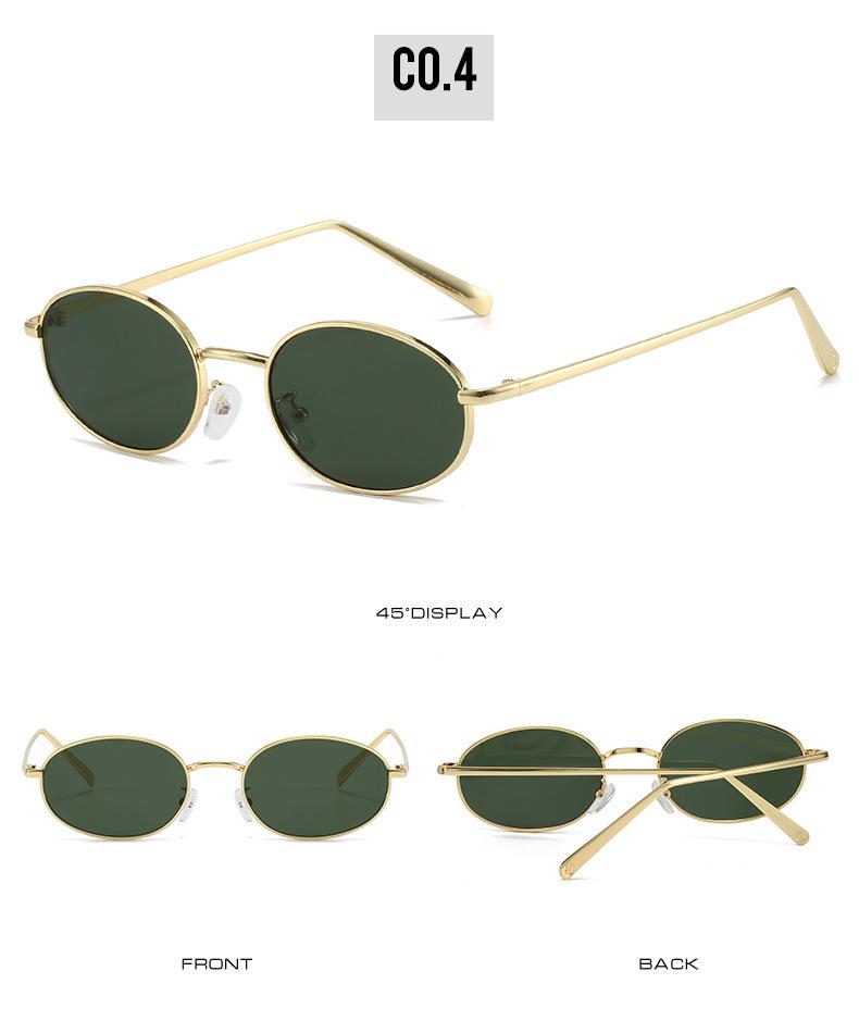 2025 Unisex Japanese-Style Metal Round Sunglasses: Retro Trendy Small Frame for Women