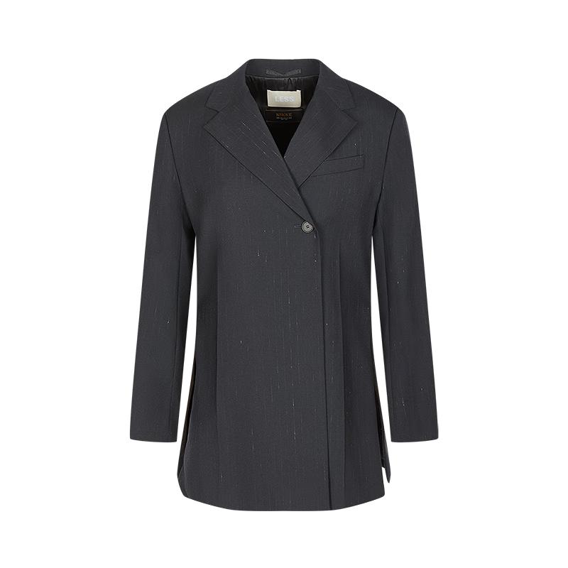 

LESS 2025 Autumn Slim-Fit Wool Lapel Suit Jacket M