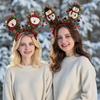 Festive Headband Festive Christmas Headbands for Women Girls Holiday Tree Reindeer Snowman Bell Hair Accessories with for 2026