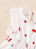 Baby Girl Floral Lace Short Sleeve Outfit Set