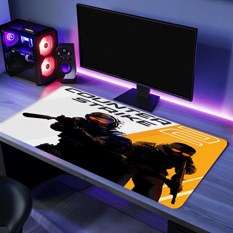 C-Counter strike2 CS2 Mouse Pad - Non-Slip Rubber Base, Smooth Surface for Work,Gaming,Office,And Home Use, Desk Mouse Pad