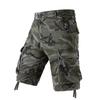 Summer Men Cargo Camouflage Shorts Mens Cotton Beach Multi Pocket Shorts Man Spring Casual Joggers Shorts Man