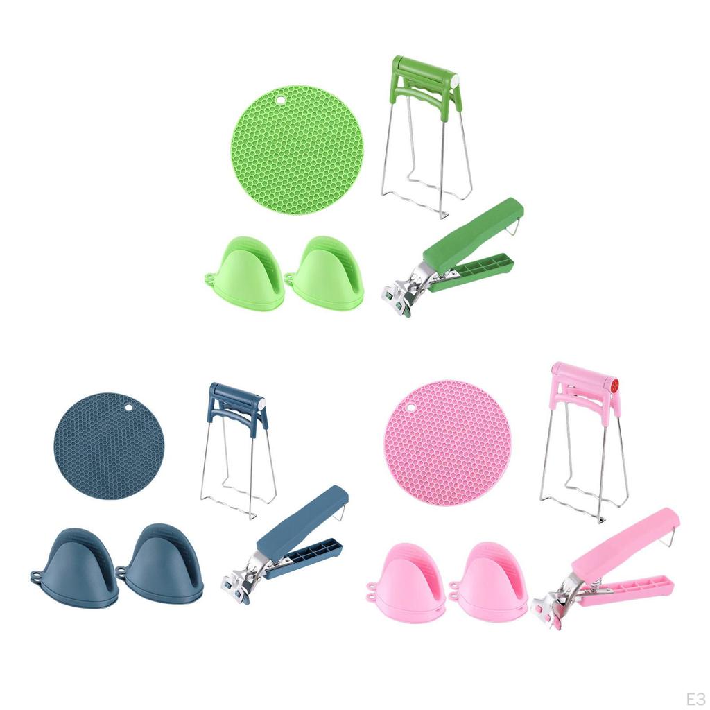 Kitchen Anti Scalding Set Heat Resistant , Cooking Gadgets, Lifting Tools, for Moving Plate or
