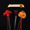 Halloween Cat Teaser Wand With Plush Spider Pumpkin Bat Tassels Interactive Pet Toy Indoor Cats