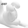Cute Home Decor Items 3D Printed Puppy Phone Holder, Desktop Stand, Mobile Phones PLA Material Stand Support Lazy Dog Ornament for Office Desk