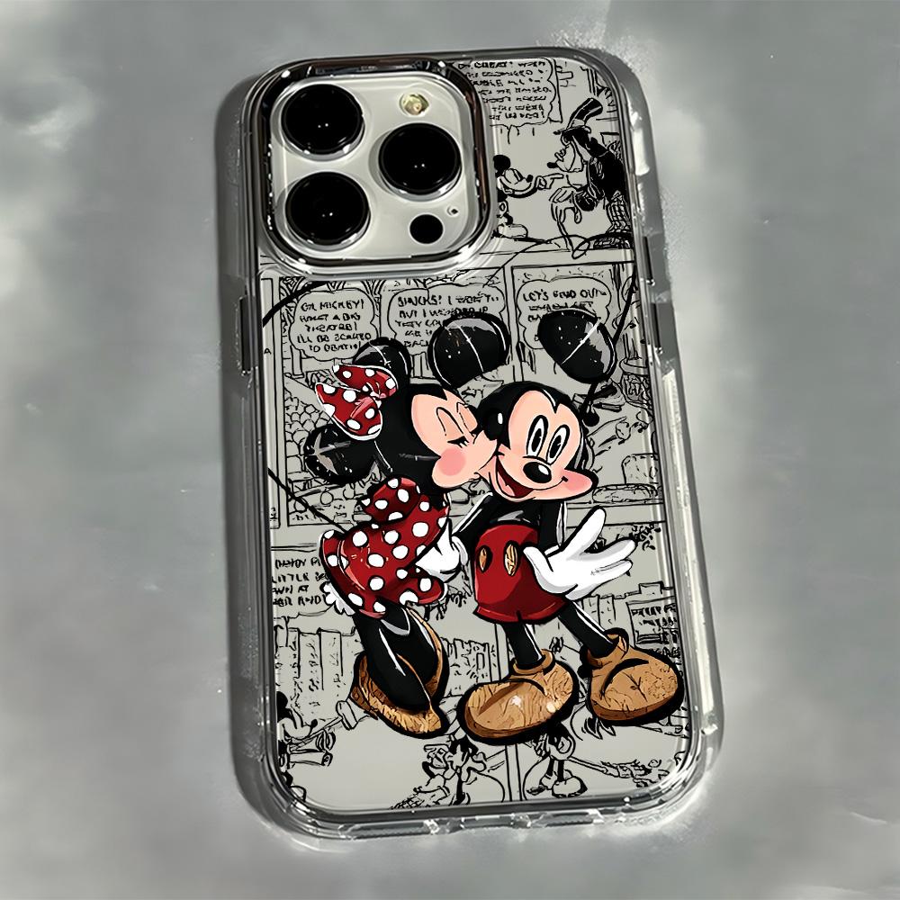 Lovely M-Mickey Minnies Phone Case for Samsung Galaxy S25 S24 S23 S22 S21 S20 Note20 FE Ultra Edge Plus 4G 5G Transparent Cover Samsung S22 5G