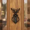 Deer Door Entry Knocker Cast Iron VintageRetroThemed Hardware for Homeowners,