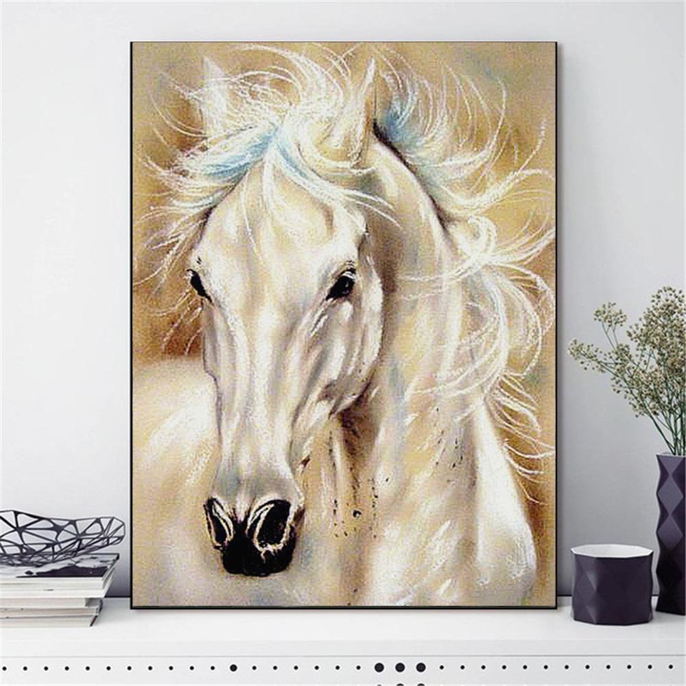 Buy Diamont Painting Horse 5D Diamond Painting Mosaic Embroidery Kit ...