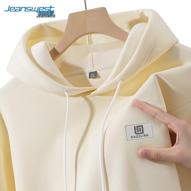 Jeanswest Men's Relaxed Fit Hooded Sweatshirt