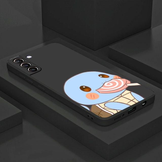 Pikachu Pokemon Case For Samsung Galaxy S20 S22 Ultra S21 FE S10 S9 Plus Note 20 10 Lite 9 Soft Phone Cover Shell