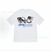 2025 new STU three standards complete spring and summer new tide brand classic cruise printed letters men and women with the same short sleeves