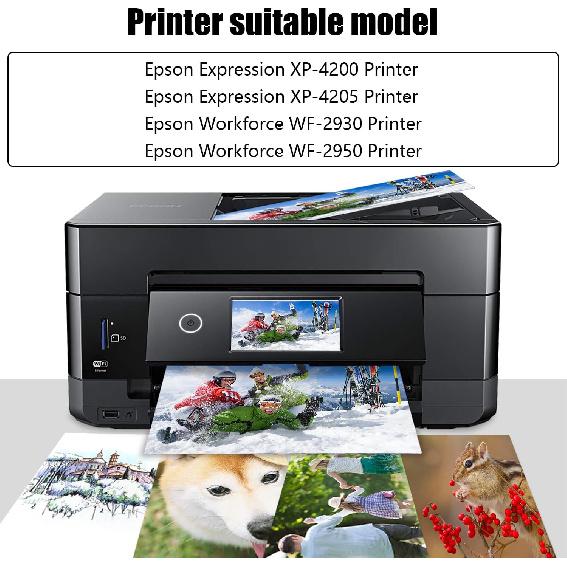 6 Packs 232XL Remanufactured Ink Cartridges Replacement for 232 232XL T232 T232XL High-Capacity Work for XP-4200 XP-4205 WF-2930 WF-2950 Printer