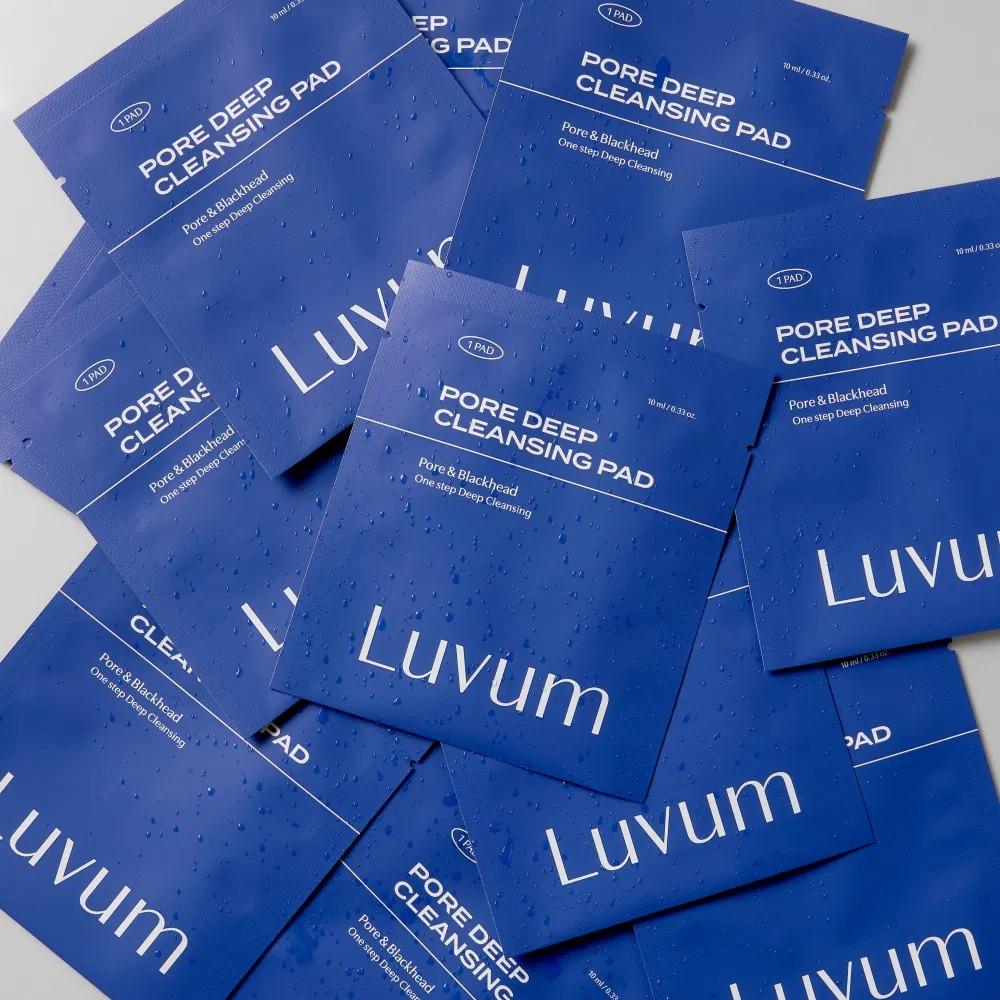 Luvum Pore Deep Cleansing Pad Clarifying Exfoliating 10ml 10ea Korean Skincare Daily Cleanser