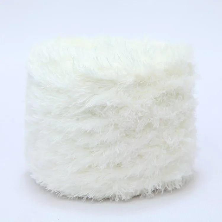 200g 3 Strands Crystal Fleece Coral Poke Embroidery Thread Towel DIY Knitting Material Bag Hand Sewn Mesh Bag Yarn Crocheting