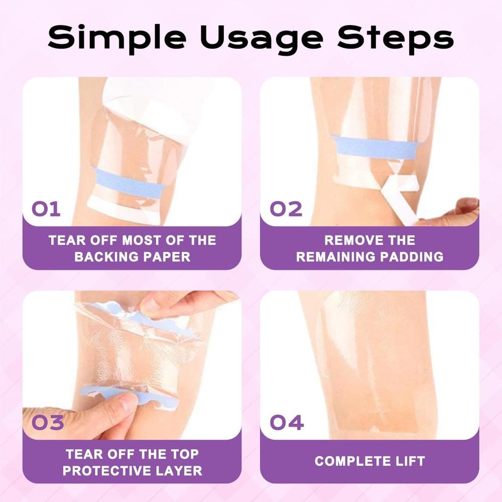 10Pc Leg Lift Tape Invisible Body Patches Inner Thigh Skin-Friendly Adhesive Lifter Sag Skin Friction Protection Foot Care Tools