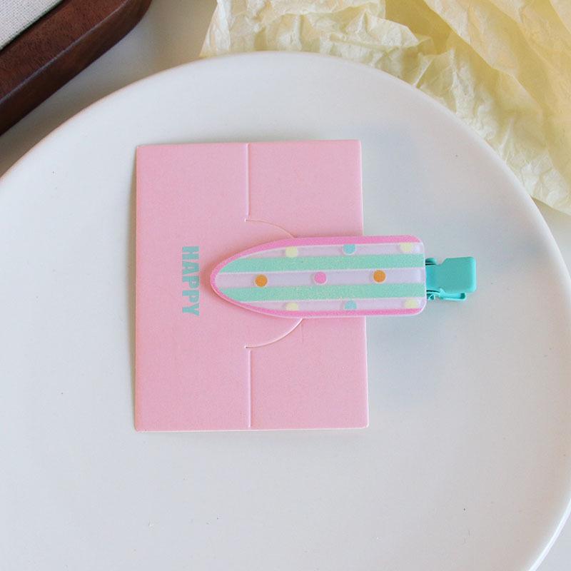 

New Polka Dot Dopamine Print Hair Clip - Cute Duckbill Design for Babies and Girls