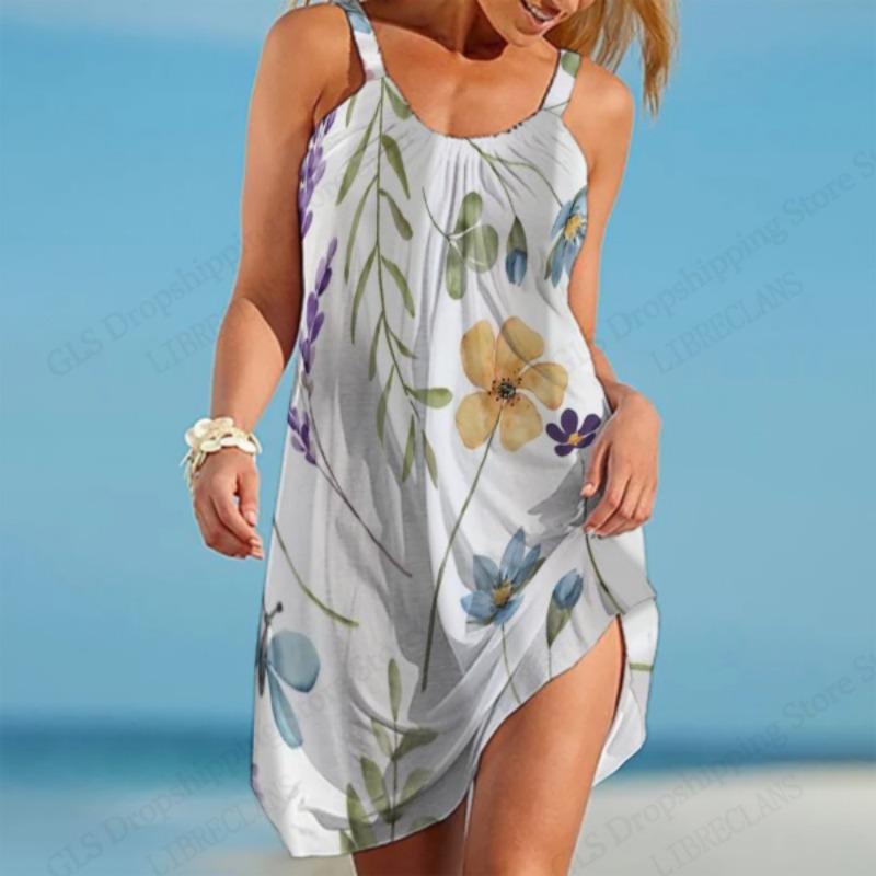 

Безрукавное платье на бретельках Пляжное Элегантное Летнее Письмо Любовь Цветок 3D Принт Платье Сексуальное Богемное Цветочное Платье Вечерние Платья для Вечеринок S