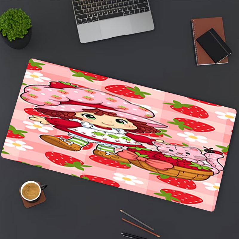 Strawberry Shortcake Print Mouse Pad, for Keyboard Pad Laptop PC Mat for Office Home Use, Desk Decor, Perfect Birthday Gift for Gamers