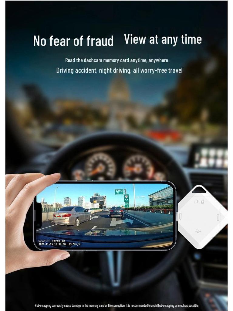 High-Speed USB 3.0 SD/TF Card Reader with Type-C Android OTG Compatibility