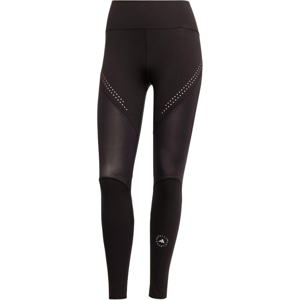Adidas X Stella McCartney Collaboration Aeroready FW24 TPR 7/8 Dry High-Waisted Tight Sports Leggings Women Leggings Black JI6527