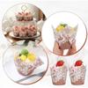 Oilproof Tulip Muffin Cupcake Paper Cups 50pcs Non-Stick Disposable Baking Liners for Home Baking Birthday Party Decor