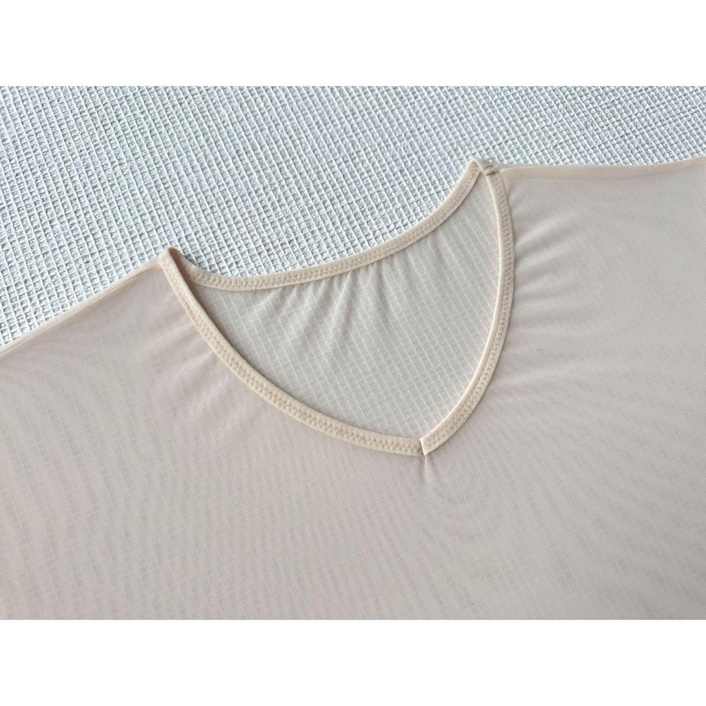 Men's Mesh Underarm Sweat-Absorbing Vest & Shirt Set