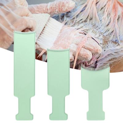 Yousheng 3-teiliges Balayage-Highlighting-Board-Set, flache Oberfläche, scharfe Kanten, gebogene Kammzähne für schnelles Entfernen von Haarfärbemitteln