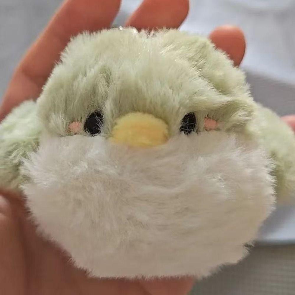 BamBam Bird Plush Pendant JinYoung Jackson Bird Key Ring Cartoon GOT7 Plush Keychain  Kids Toy
