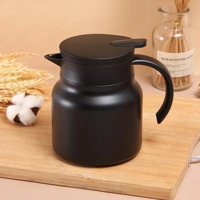 800 ml-es rozsdamentes acél szivárgásmentes termosz teáskanna levehető teaszűrővel, tejeskávé hőszigetelő teáskannával és termoszokkal