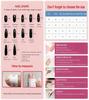 Luxury Aurora Press on Nails With Glue False Nails Full Cover
