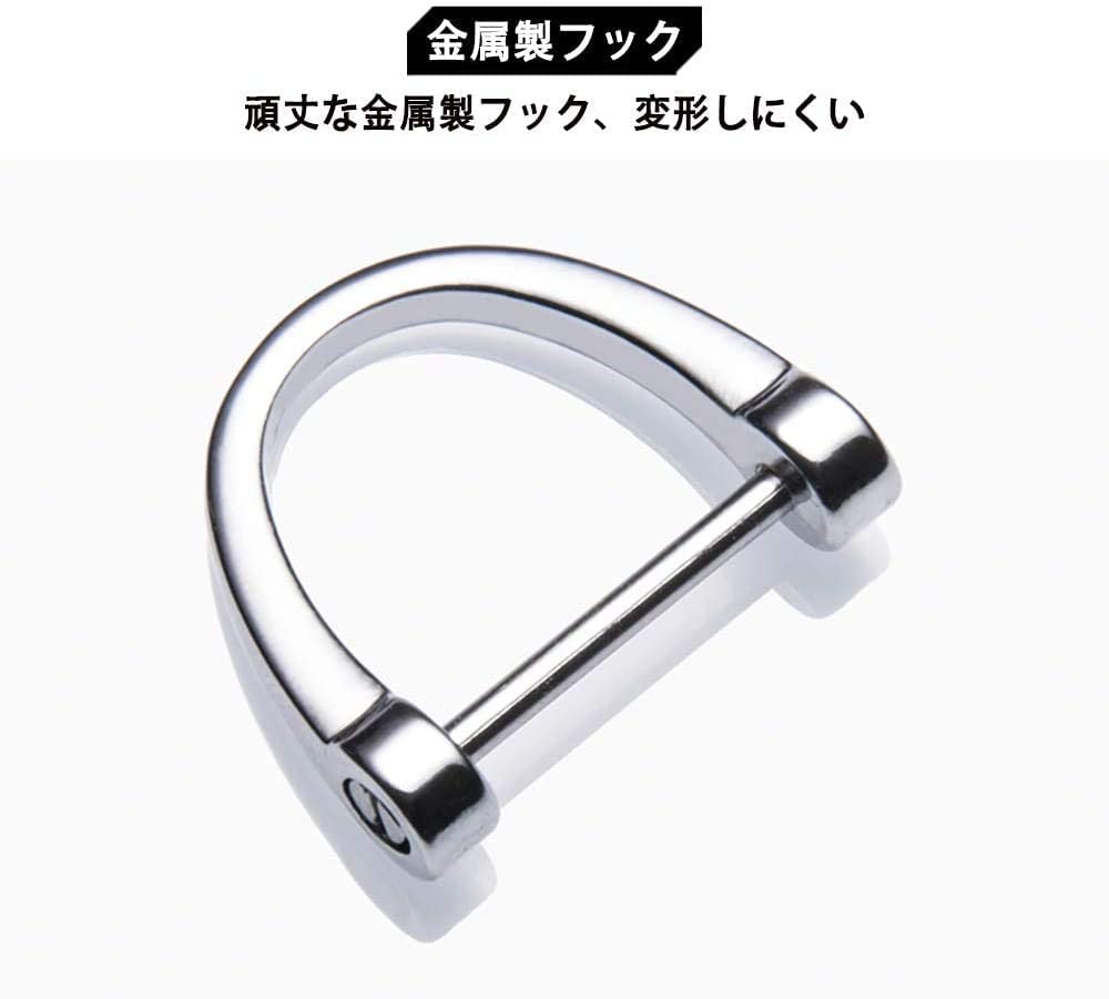 [Hunesuru] Compatible Keychain, Suitable for Lexus, Genuine Leather Car Key Chain, Lexus Black