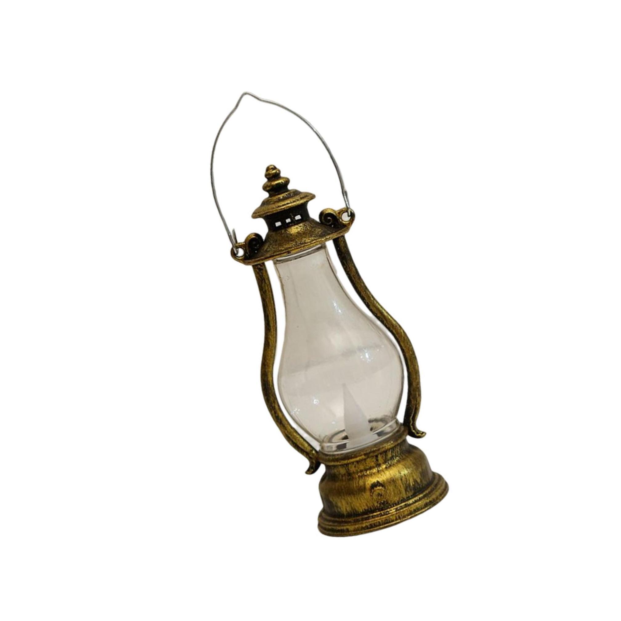 

Old Fashioned Retro Flameless Lantern Hanging for Hiking Garden Desk Table