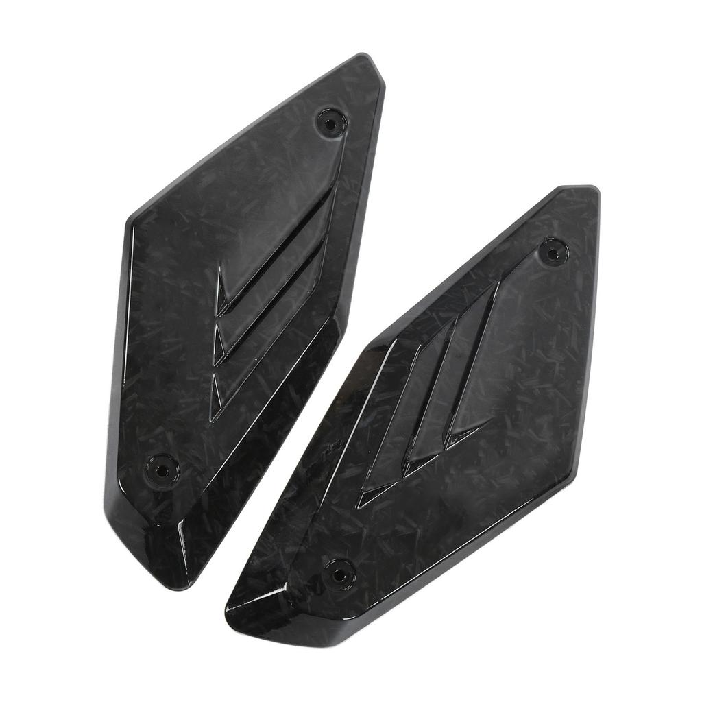 2PCS Motorcycle Side Panel Air Intake Cover Guard Protection Replacement for CB650R 2019 2020 2021Bamboo Charcoal