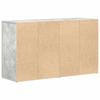 Concrete Grey Sideboard 120 x 36 x 69 cm Engineered Wood