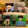 Cushion Cover Linen SkinFriendly Soft Decorative Case For Sofa Home Decor Anime AAoashi Pillow Cover