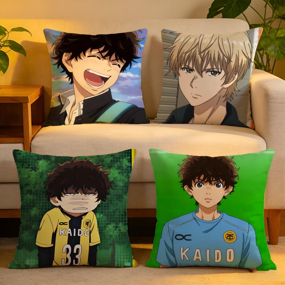 Cushion Cover Linen SkinFriendly Soft Decorative Case For Sofa Home Decor Anime AAoashi Pillow Cover
