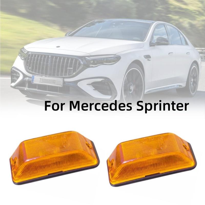 2PCS Amber Side Marker Light Lamps For Mercedes Sprinter 12-24V Car Lights Replacement Parts