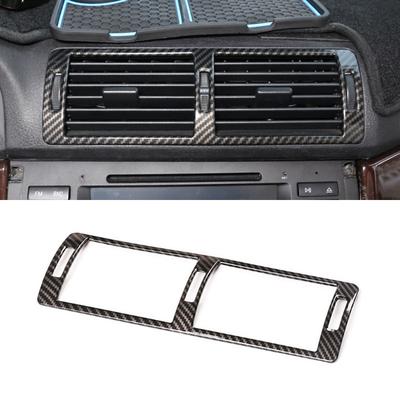 Pentru BMW Seria 5 E39 1996-2003 ABS Styling Interior Mașină Console Centrală Aer Condiționat Guri de Aerisire Capac Ornament Textură Carbon