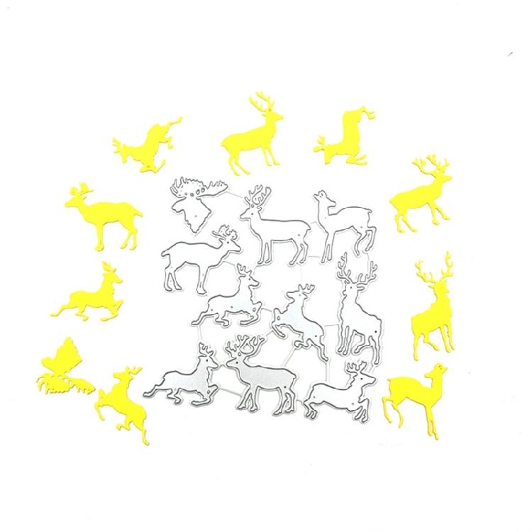 Reindeer Metal Die Cuts Christmas Deer Cutting Dies for DIY Wedding Invitation