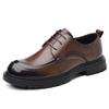 Wenzhou Leather Shoes Men's Summer New Leather Shoes Business Dress Men's Hollow Breathable Trend Hole Shoes