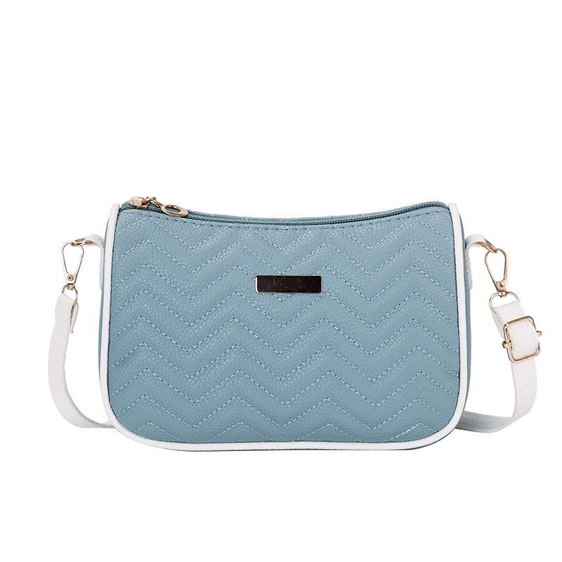 Underarm Bag New Shoulder Bag Women's Bag Wave Pattern Mobile Phone Bag