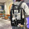 New Fashion Korean Style Backpack Travel Large Capacity Backpack Junior High School Students Commuting Backpack
