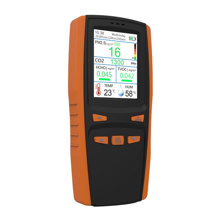 Formaldehyde, CO2, PM2.5 Detector & Thermohygrometer
