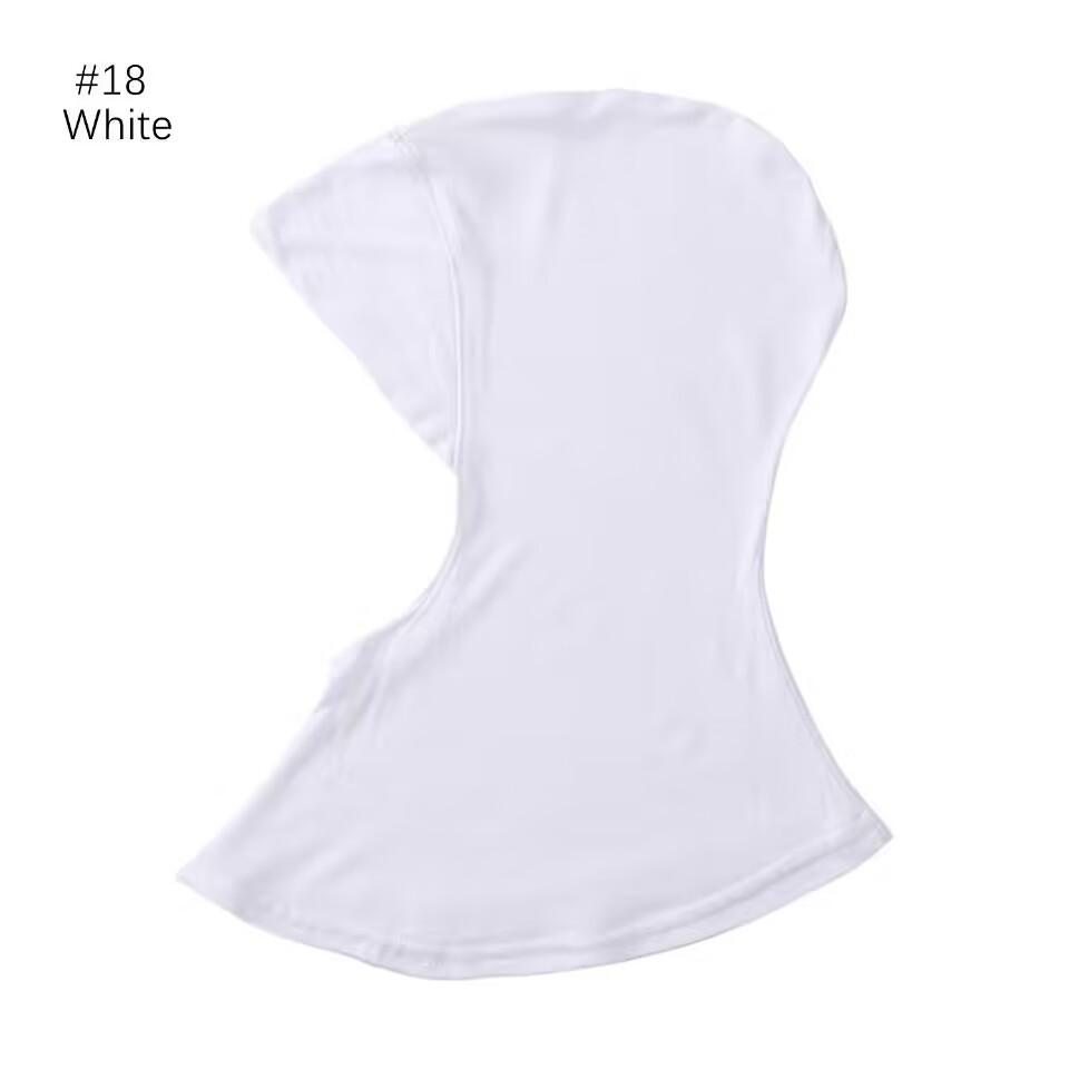 Classic Practical Muslim Hijab Inners Stretchable Jersey Cotton Tube Cap Shawl Bottom Women Headscarf Bonnet 28 Colors One Size