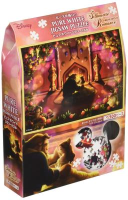 Tenyo σε Καθαρό Λευκό Σειρά Gyutto Παζλ Disney Η Πεντάμορφη και το Η Αρχή της Αγάπης με Κάρτα Υπηρεσίας (Tenyo) [Κατασκευασμένο Ιαπωνία] 500 Κομμάτια Θηρίο