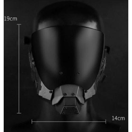 Gutenam Cyberpunk Cosplay Helmet Full Face Mask Costume Airsoft Halloween Costume Toy Unisex
