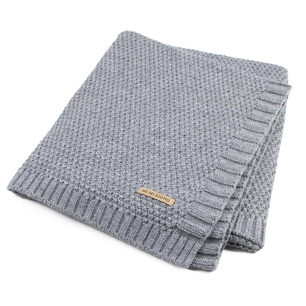 Knitted Blanket  Windproof Infnat Wrap Woolen Quilt Air Conditioning Cover Nap Blankets